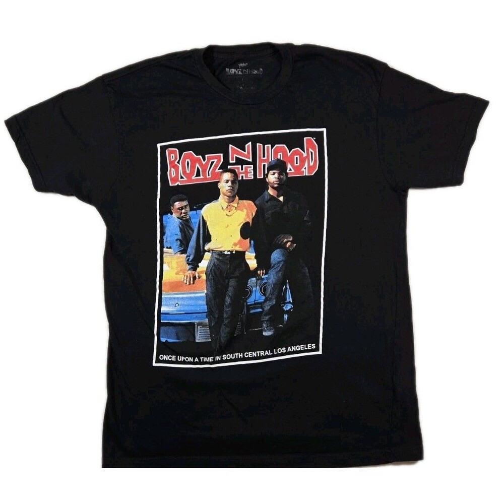 Mens Boyz n the Hood Short Sleeve T Shirt Black Large